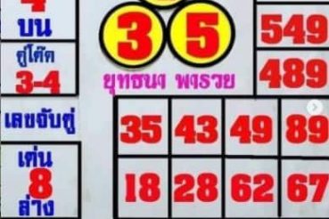 หวยซอง-หวยยุทธนาพารวย-020564
