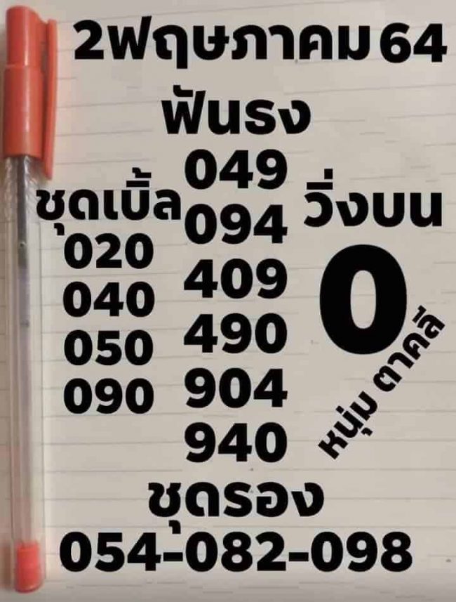 หวยซอง หวยหนุ่มตาคลี-020564