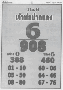 หวยซอง หวยหลวงพ่อปากแดง-010664