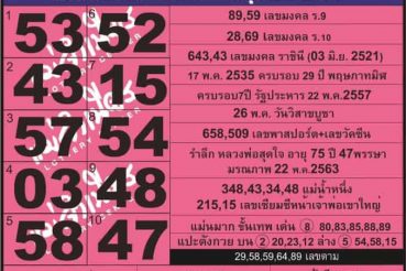 หวยซอง หวยแม่จำเนียร-010664