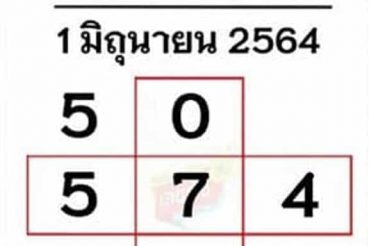 หวยหนังสือพิมพ์ หวยบางกอกทูเดย์-010664