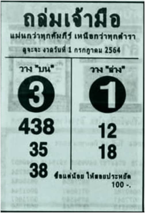หวยซอง หวยถล่มเจ้ามือ-010764