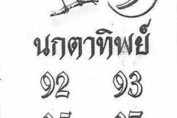 หวยซอง หวยนกตาทิพย์-160664