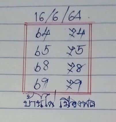 หวยซอง หวยบ้านไผ่เมืองพล-160664