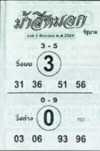 หวยซอง หวยม้าสีหมอก-010764