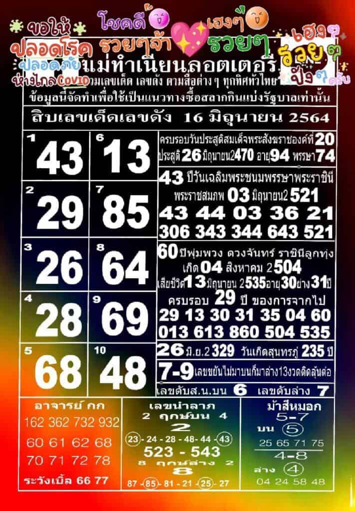 หวยซอง หวยแม่ทำเนียน-160664