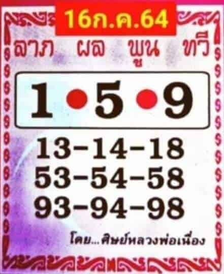 หวยซอง หวยศิษย์หลวงพ่อเนื่อง-160764