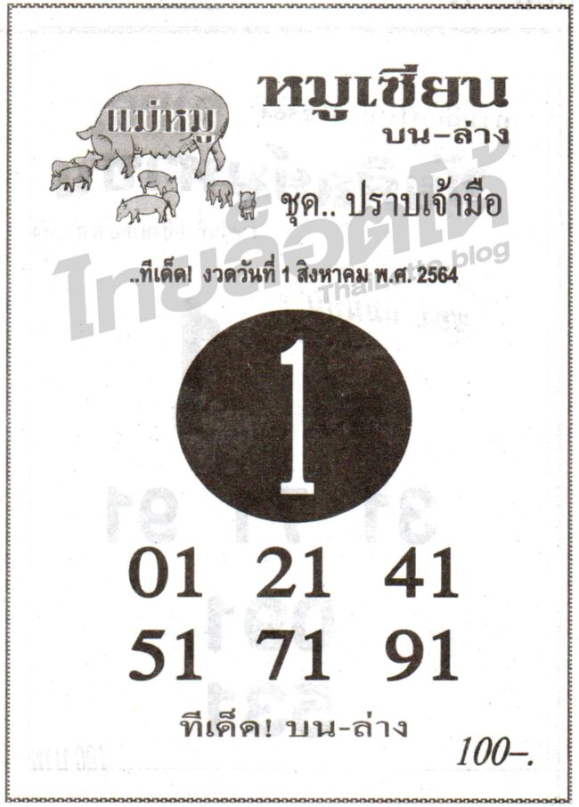 หวยซอง หวยหมูเซียน-010864