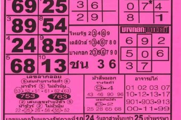 หวยซอง หวยโอเคล็อตเตอรี่-160764