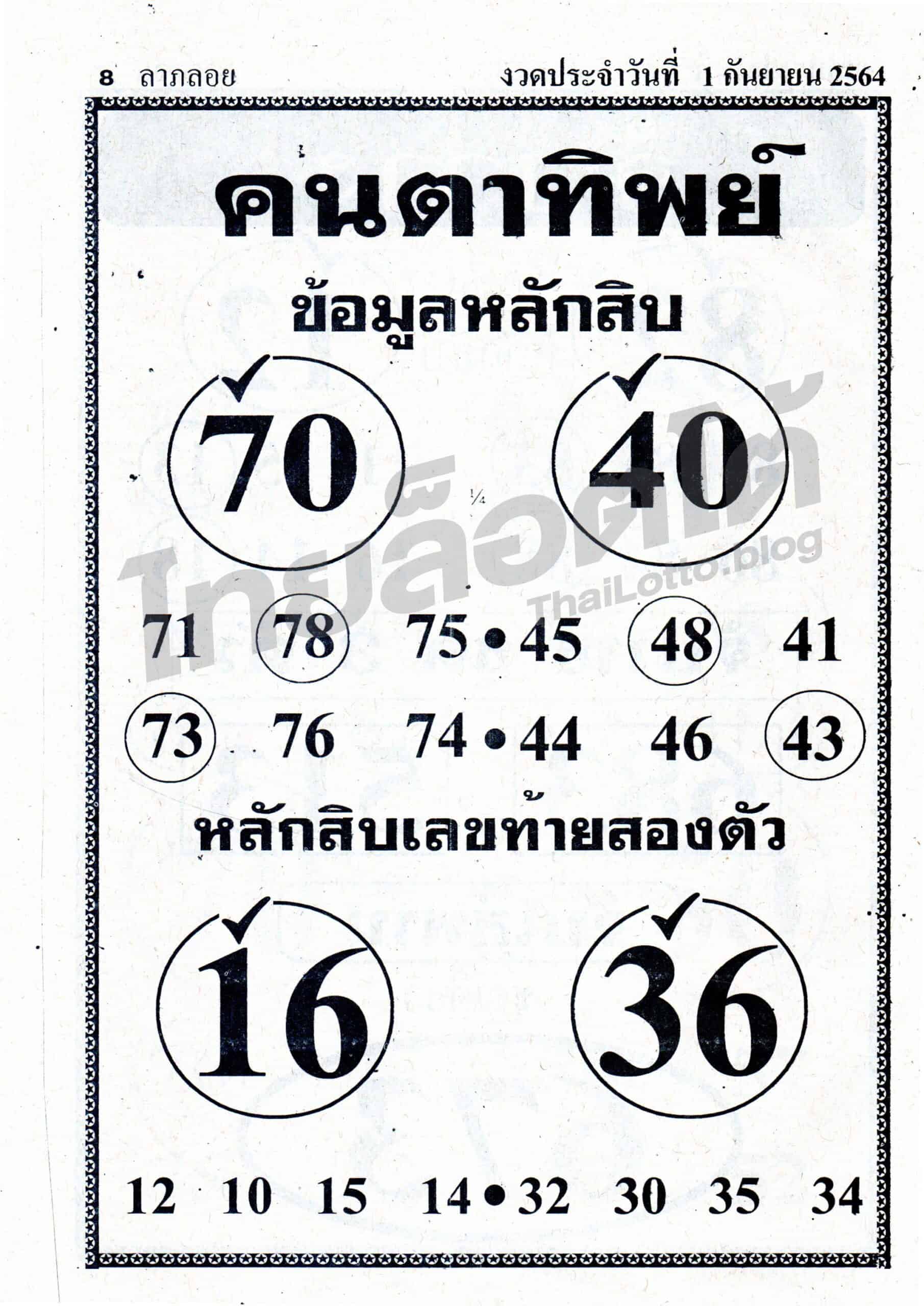 หวยซอง หวยคนตาทิพย์-010964