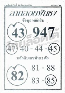 หวยซอง หวยลาภลอยฟันธง-160864