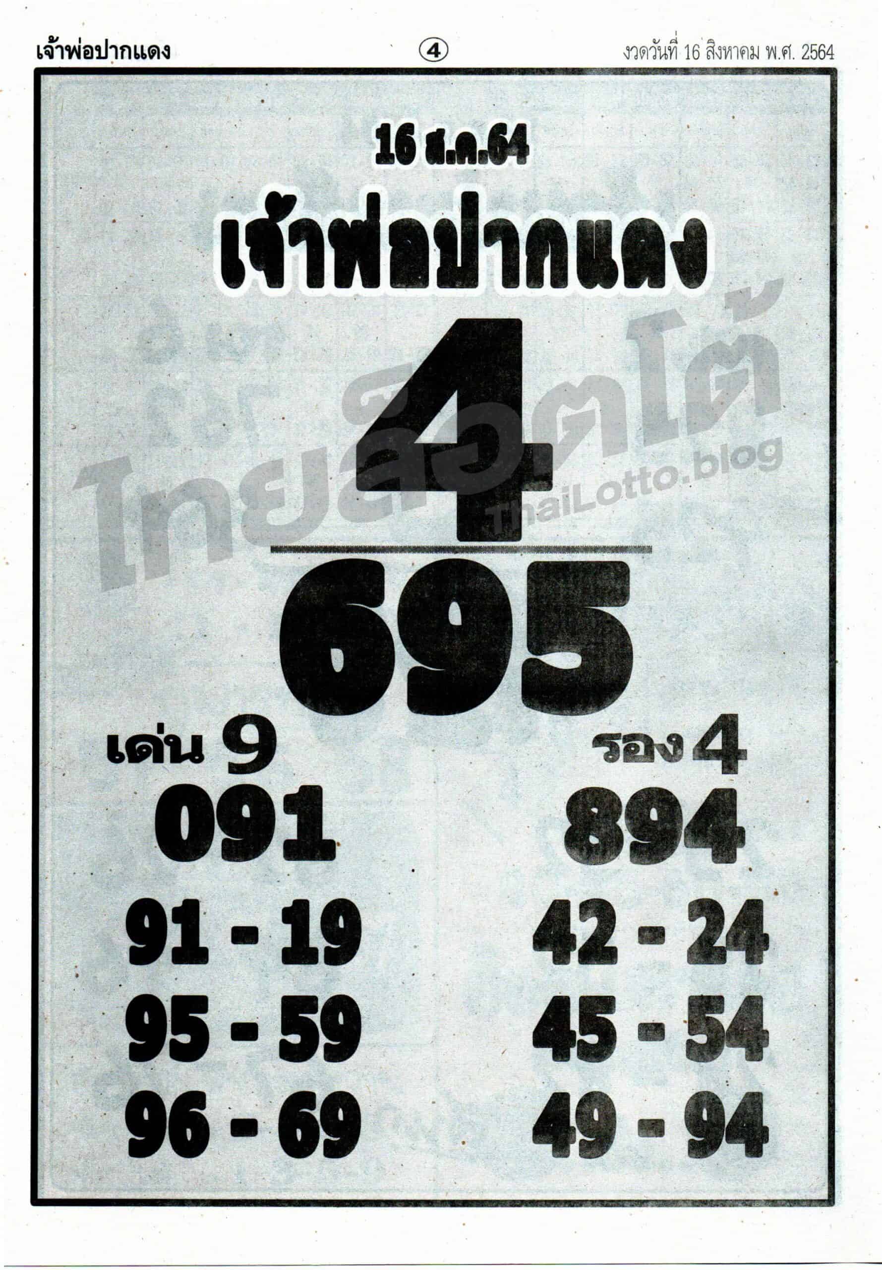 หวยซอง หวยหลวงพ่อปากแดง-160864_2