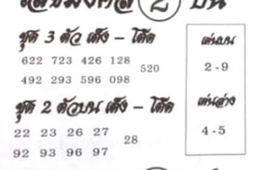 หวยซอง หวยอาจารย์หนู-160864