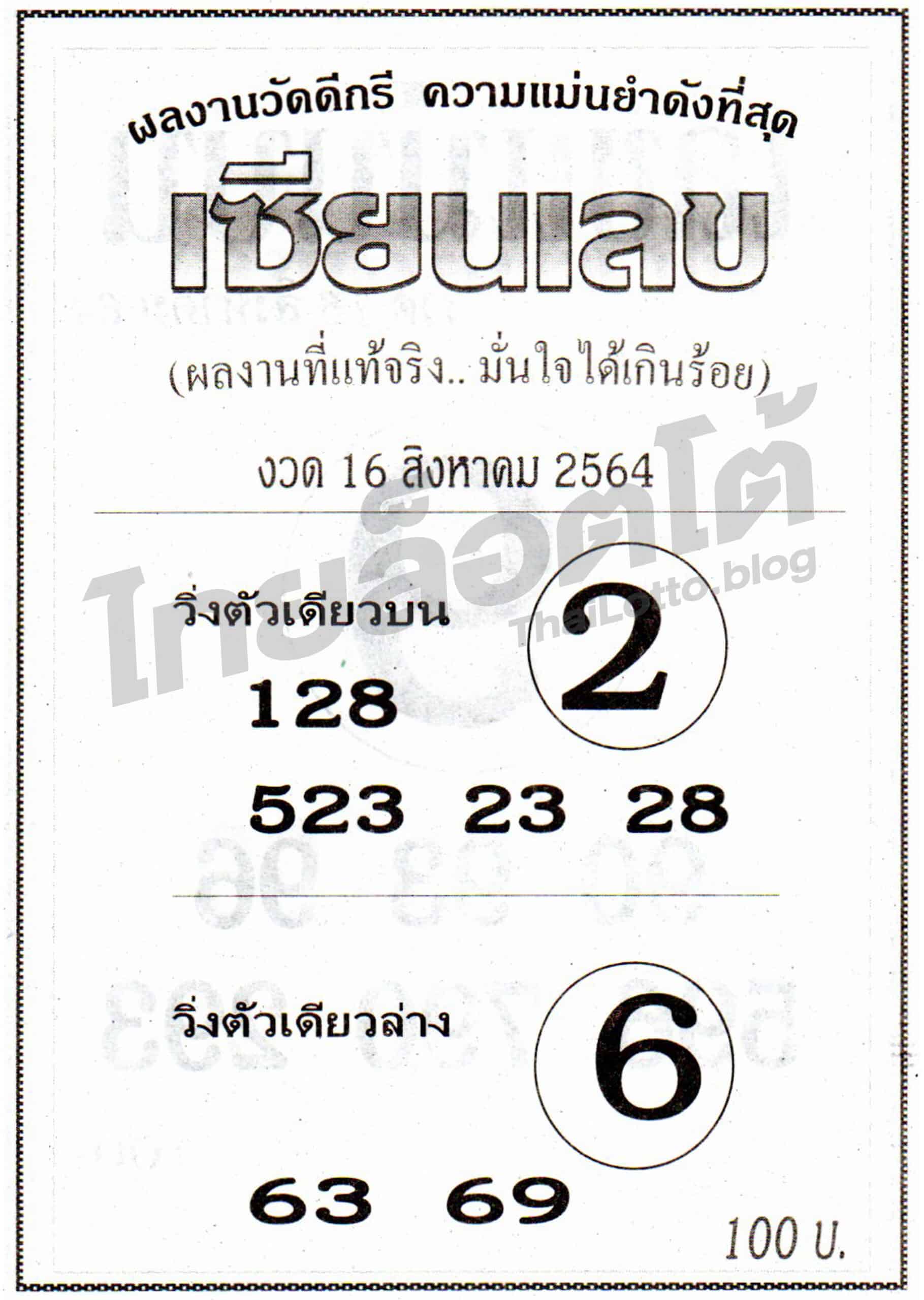 หวยซอง หวยเซียนเลข-160864