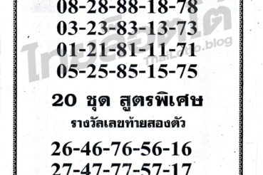 หวยซอง หวยเลขดารา-010964
