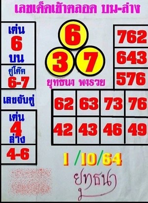 หวยซอง หวยยุทธนาพารวย-011064