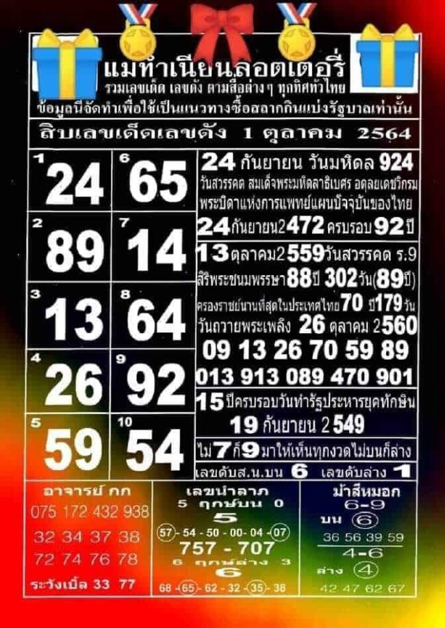 หวยซอง หวยแม่ทำเนียน-011064