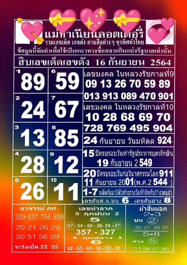 หวยซอง หวยแม่ทำเนียน-160964