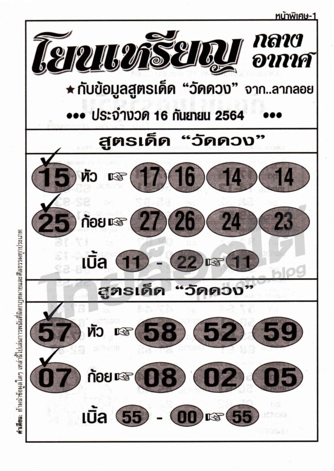 หวยซอง หวยโยนเหรียญ-160964