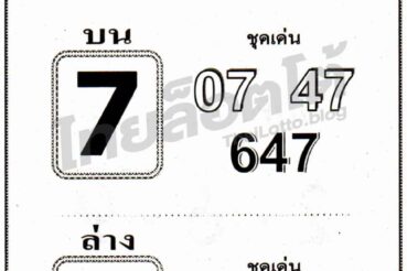หวยซอง หวยกระต่ายทอง-011164