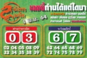 หวยซอง หวยมังกรเมรัย-011164