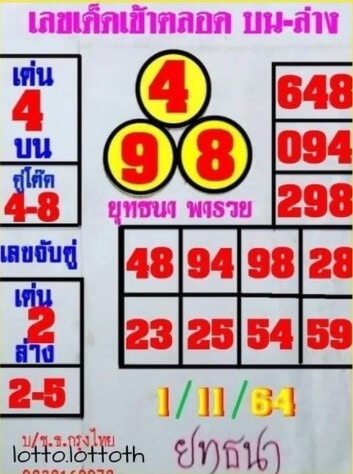 หวยซอง หวยยุทธนาพารวย-011164