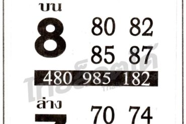 หวยซอง หวยสายฟ้าผ่า-161064