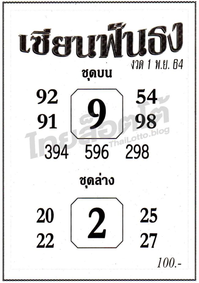 หวยซอง หวยเซียนฟันธง-011164