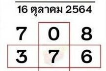 หวยหนังสือพิมพ์ หวยบางกอกทูเดย์-161064