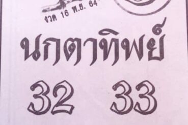 หวยซอง หวยนกตาทิพย์-161164