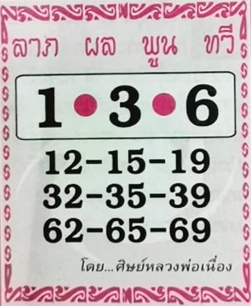 หวยซอง หวยศิษย์หลวงพ่อเนื่อง-011264
