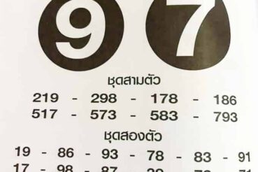 หวยซอง หวยเสือตกถัง-161164