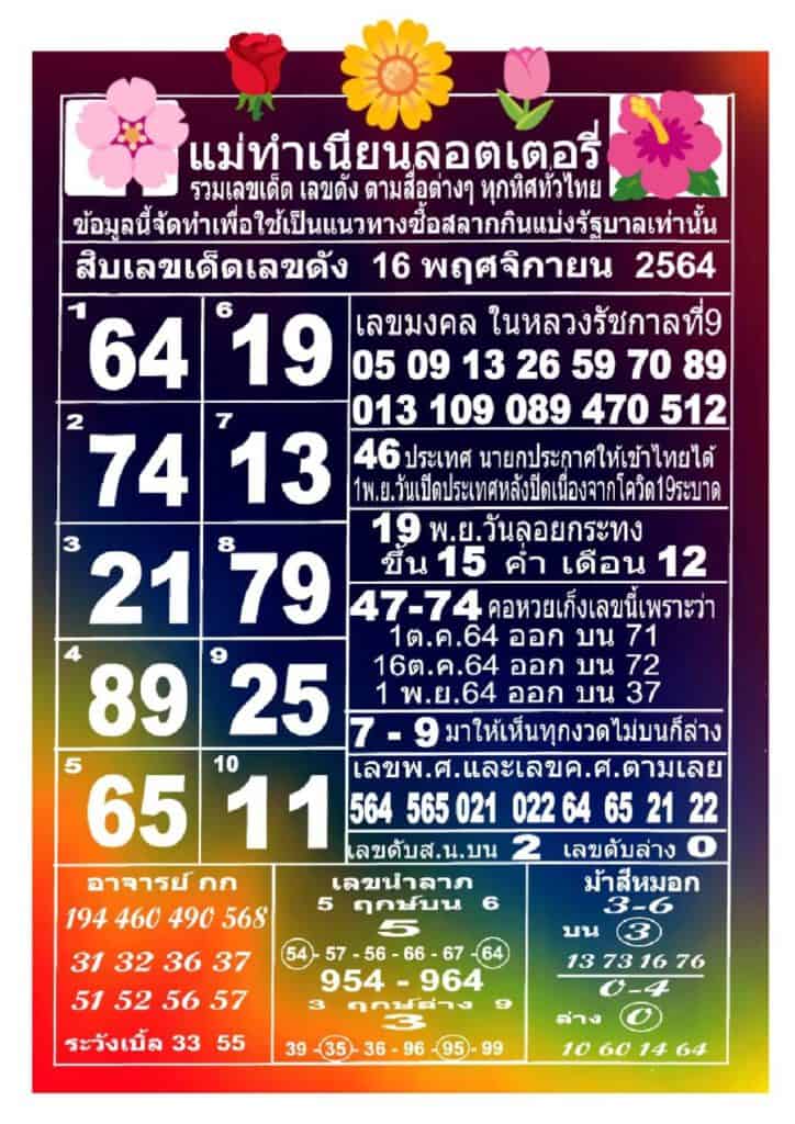 หวยซอง หวยแม่ทำเนียน-161164