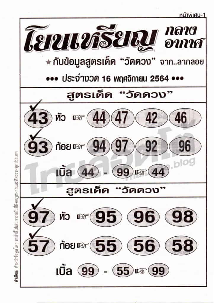หวยซอง หวยโยนเหรียญ-161164