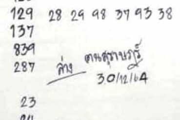 หวยซอง หวยคนสุราษฎ์-301264