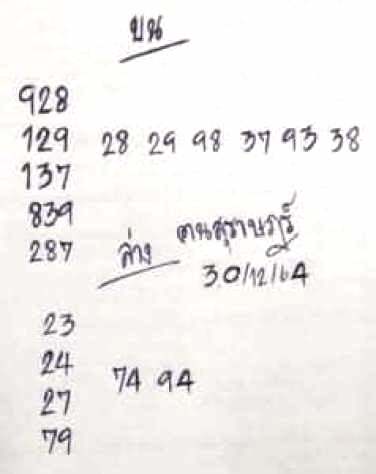 หวยซอง หวยคนสุราษฎ์-301264