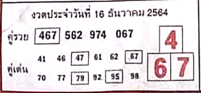 หวยซอง หวยบอกลาภ-161264