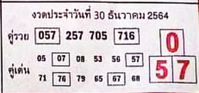 หวยซอง หวยบอกลาภ-301264