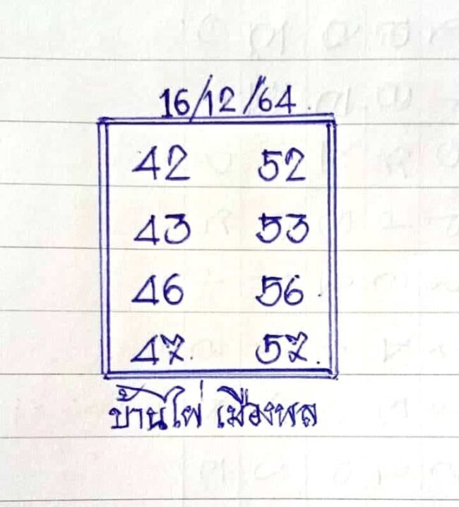 หวยซอง หวยบ้านไผ่เมืองพล-161264