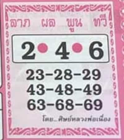 หวยซอง หวยศิษย์หลวงพ่อเนื่อง-301264