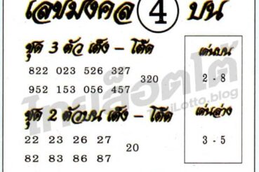 หวยซอง หวยอาจารย์หนู-161264