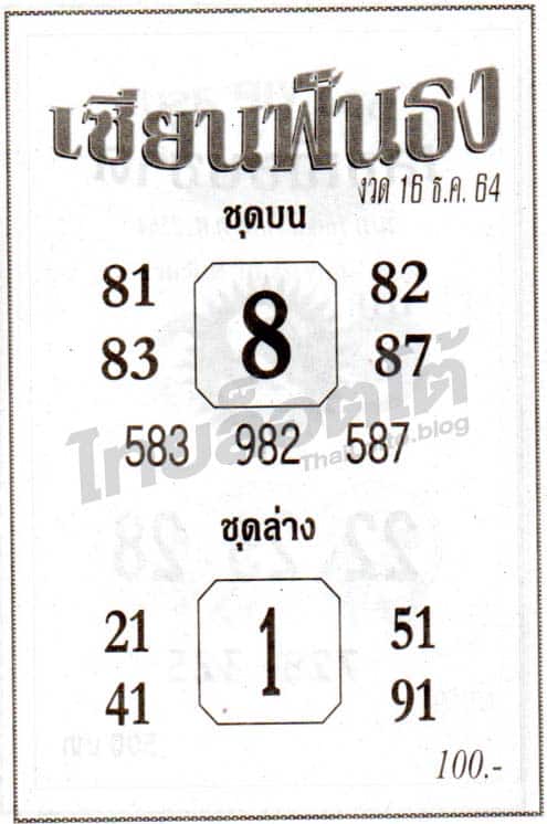 หวยซอง หวยเซียนฟันธง-161264