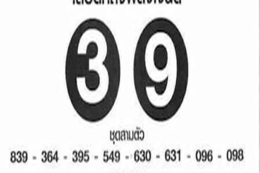 หวยซอง หวยเสือตกถัง-161264