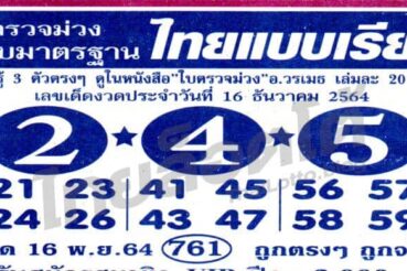 หวยซอง หวยใบตรวจม่วง-161264
