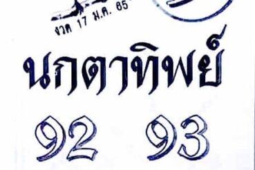 หวยซอง หวยนกตาทิพย์-170165