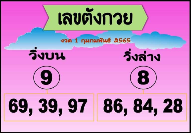 หวยซอง หวยเลขตังกวย-010265