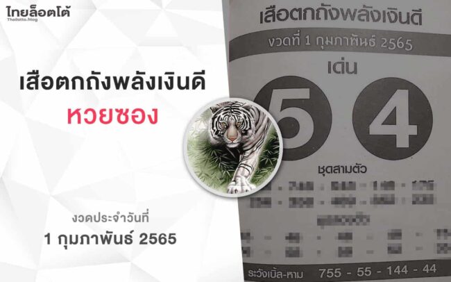 หวยเสือตกถังพลังเงินดี-010265