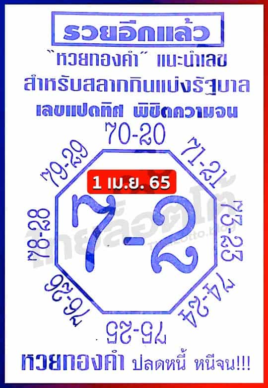 หวยซอง หวยเลขแปดทิศ-010465