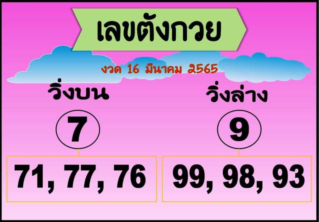 เลขซอง เลขตังกวย-160365