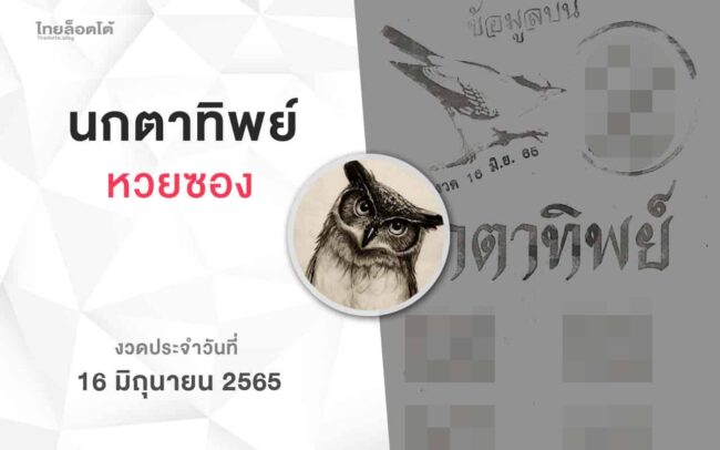 หวยนกตาทิพย์-160665